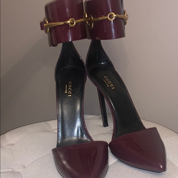 Gucci Horsebit Ankle-Cuff Pump - Picture 4 of 8